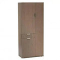 Armadio Rovere Grigio con 3 Ante e 1 Cassetto, cm 75x38x174