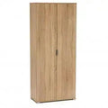 Armadio a Due Ante 180 Naturale: Spazio Organizzativo Classico, cm 75x38x174