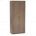 Armadio a Due Ante 180 Rovere Grigio cm 75x38x174