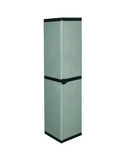 Armadio in Resina di Alta Qualità con 3 Ripiani e Design Moderno - 34x39,5x168 cm