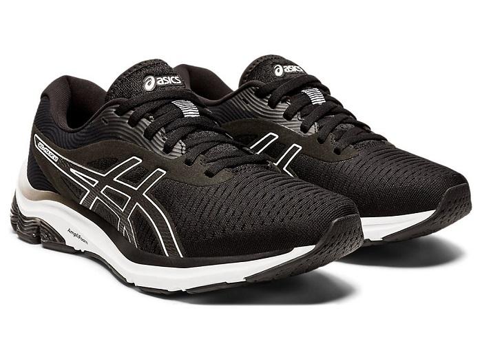 Asics Gel Pulse 12 Scarpe Running Donna Nero Bianco