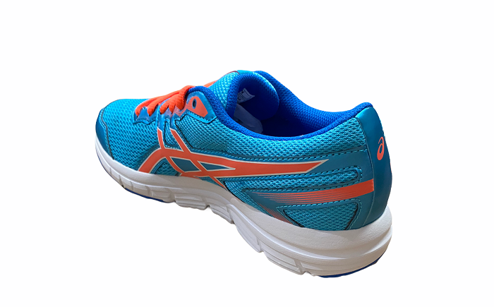 Asics Gel Zaraca 5 GS C635N 3906 - Scarpe Running Ragazzo Azzurro Arancione | 8718833845751
