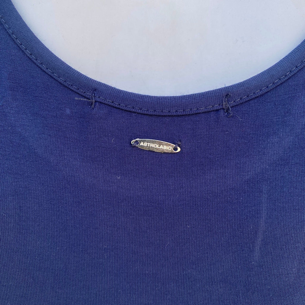 Astrolabio Vestito Smanicato Donna M86G 956 Blu | Eleganza Estiva
