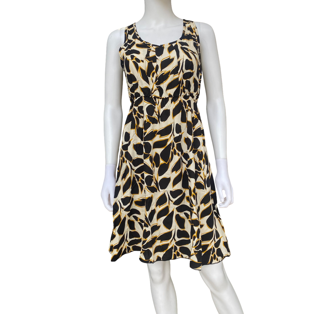 Astrolabio Vestito Smanicato Donna a Fantasia CA6F 500 Nero | Eleganza Estiva