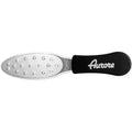 Aurore Raspa Pedicure Laser Inox Sterilizzabile Con Manico In Silicone Nero
