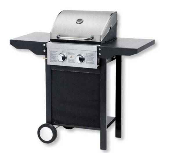 Barbecue a Gas Vesuvio 2 Bruciatori - Griglie in Ghisa e Termometro