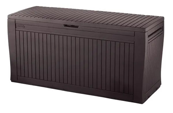 Baule in Resina Keter 270lt Marrone con Capacità Seduta 200kg
