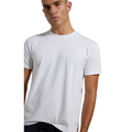 Bikkembergs | T-Shirt BMT0819 1000 Bianca con Logo Ricamato Uomo