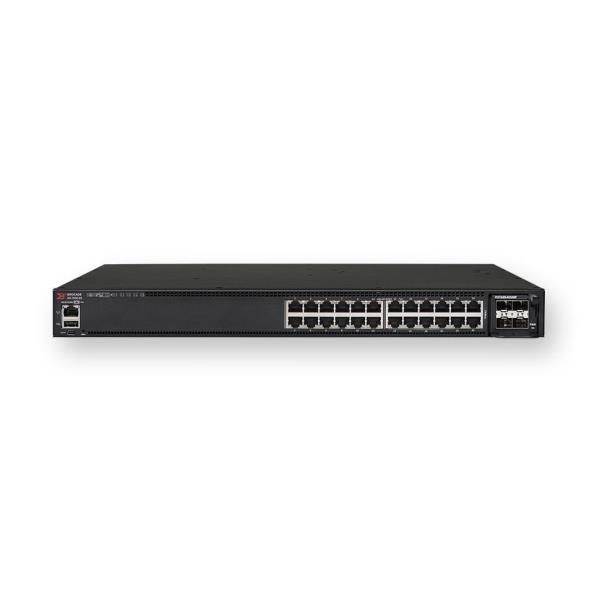 Ruckus 24-port 1 GbE switch PoE+, 3 modular slots for optional uplinks/stacking. Power supply, fan & modules need to be ordered separately [ICX7450-24P]