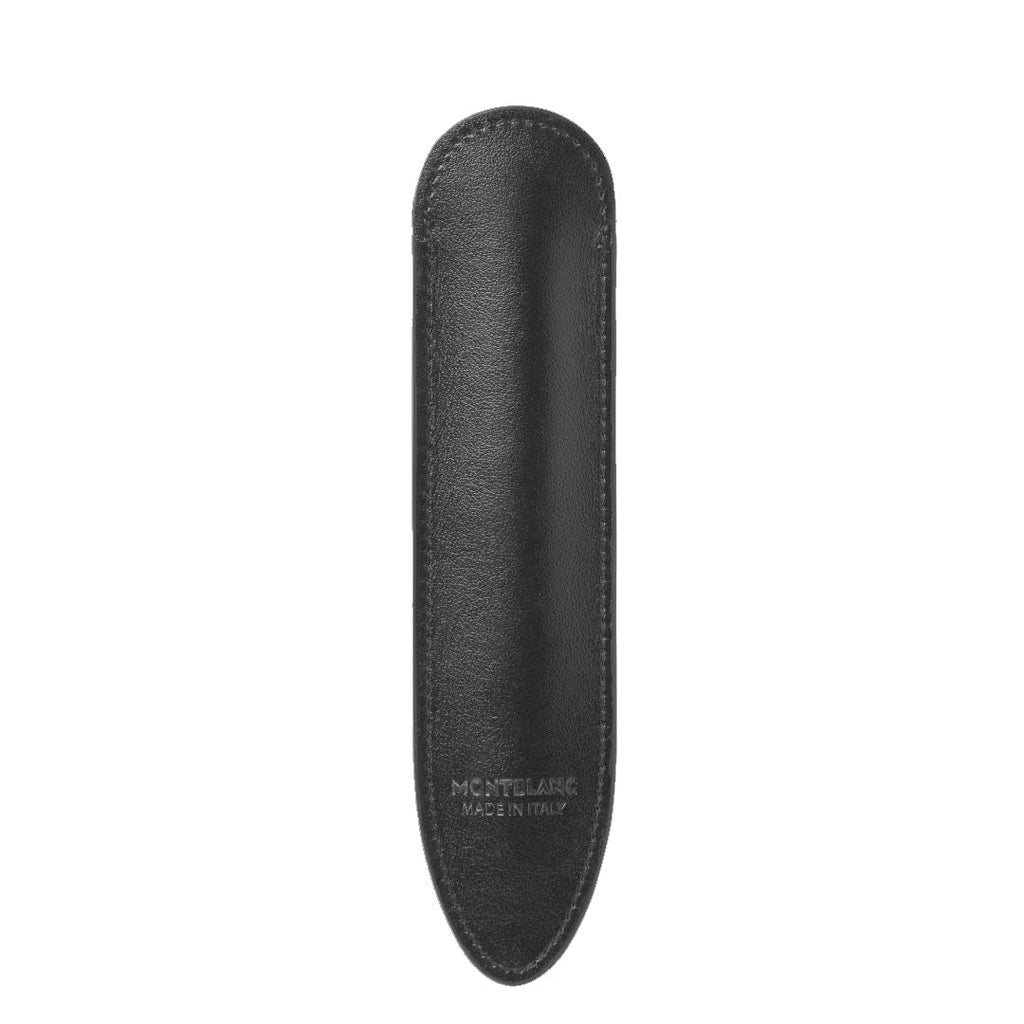Montblanc astuccio per 1 strumento da scrittura Meisterstück nero 198338