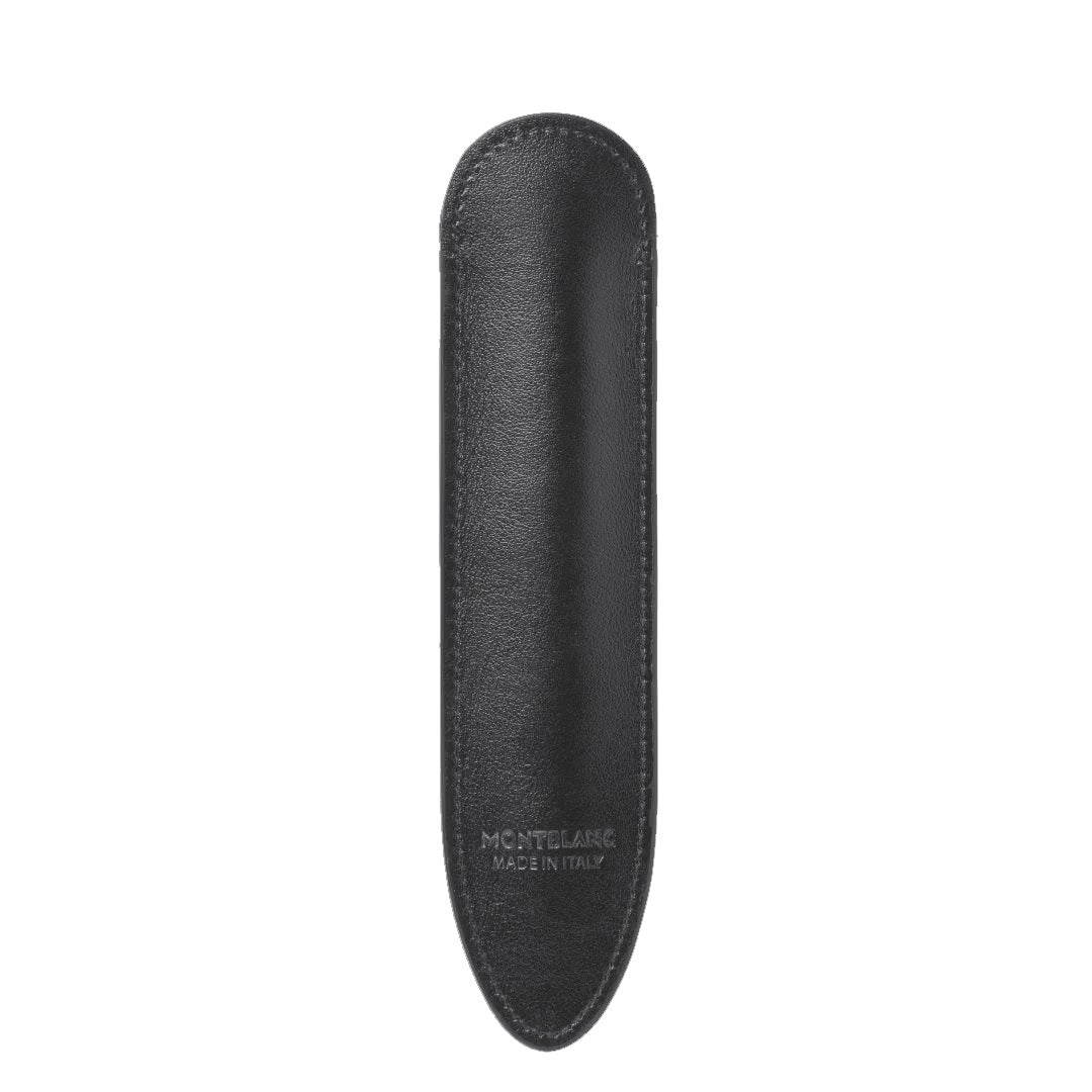 Montblanc astuccio per 1 strumento da scrittura Meisterstück nero 198338