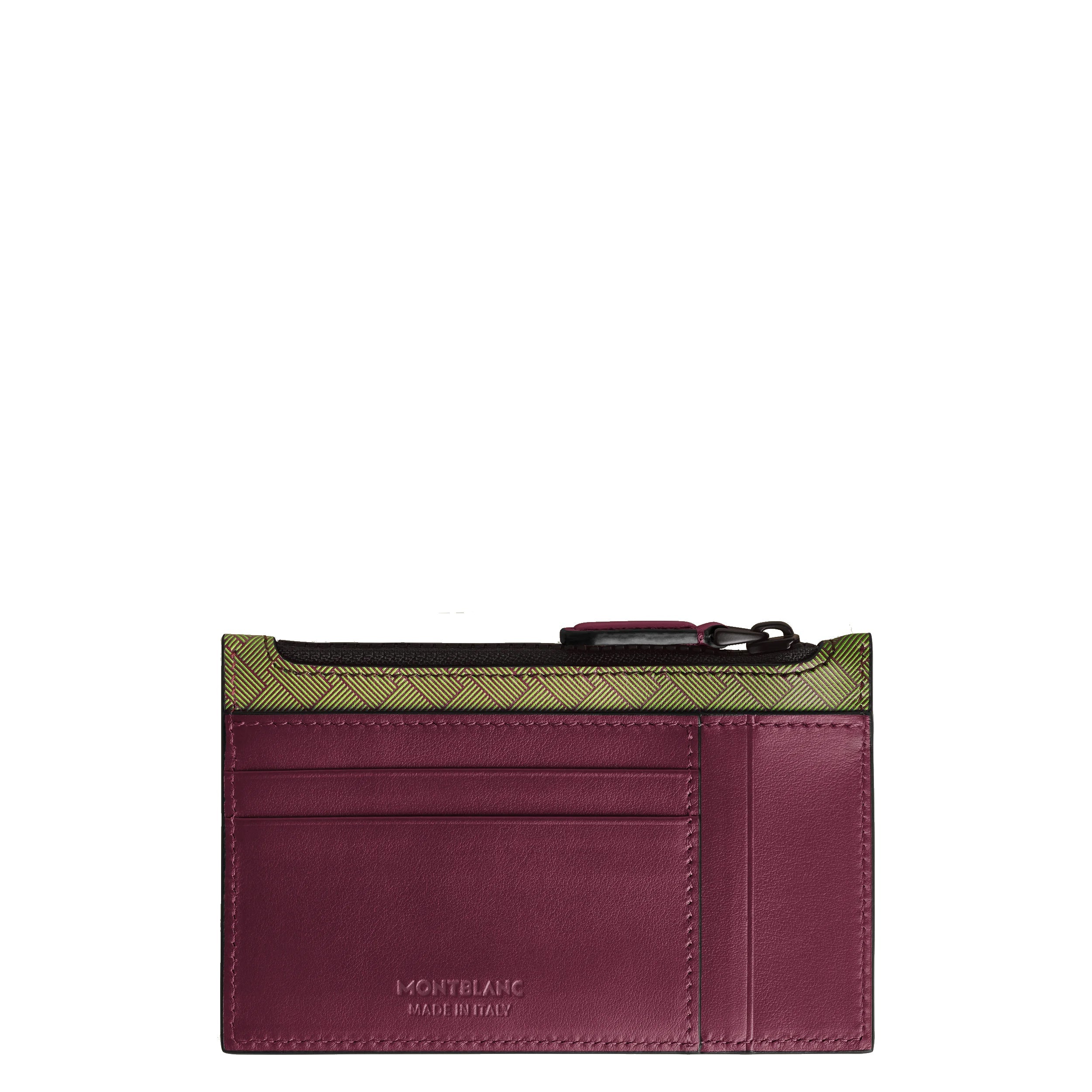 Montblanc porta carte 8 scomparti con cerniera Extreme 3.0 multi lime/cassis 199400