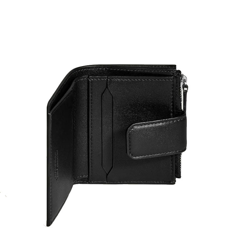 Montblanc portafoglio soft mini 6 scomparti nero 198749