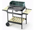 Grill con 1 ripiano e 2 mensole - Dimensioni 58x38x90h