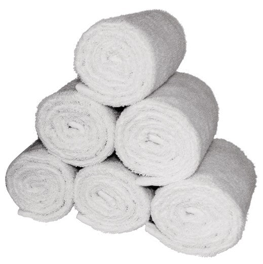 Beauty Pro Salviette In Cotone Bianco Per Impacchi Facciali 60x20 cm Confezione Da 6 pz