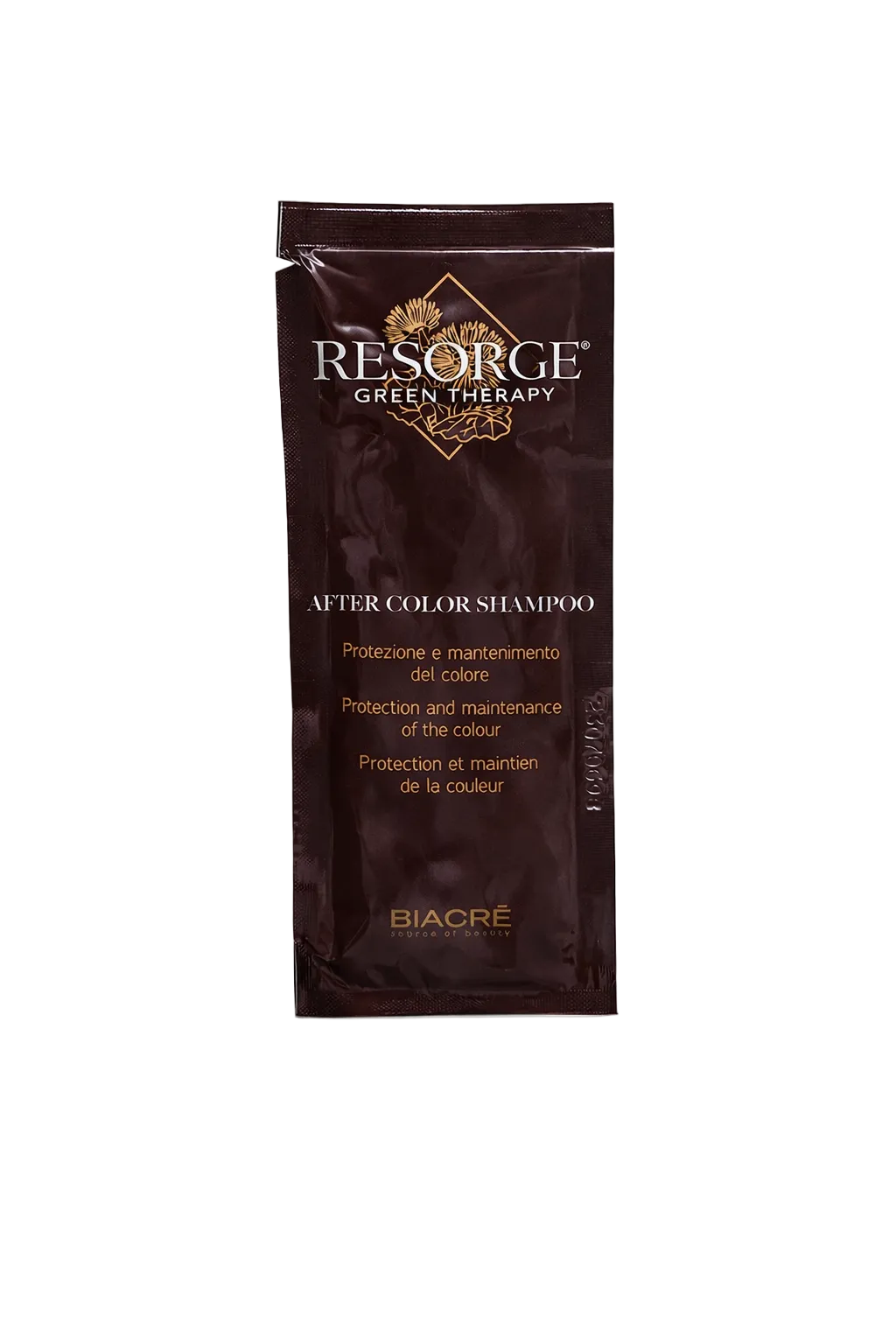 Biacré Resorge Green Therapy After Color Shampoo Per Capelli Protezione E Mantenimento Del Colore Monodose 10 ml