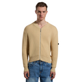 Bikkembergs Maglia Uomo con Cerniera Intera BMM1146 Beige