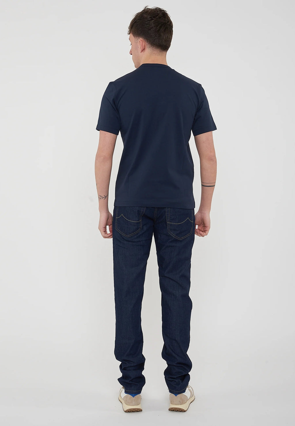 Blauer T-shirt Uomo Cotone Logo 26SBLUH02284-007480 Blu 888