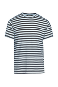 Bomboogie T-shirt da uomo in cotone a righe Jacquard TM7921TJTF2 297 poseidon blue