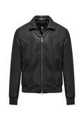 Bomboogie Giacca in Pelle CHEL JMCHELPLGW5 Nero – Stile Urban, Qualità Artigianale e Comfort Deciso