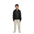 Bomboogie giacca bomber in ecopelle da ragazzo JKKELTPUS4 297 blu