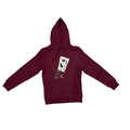 C1RCA felpa da uomo con cappuccio Tear me Apart Hood MHO152 bordeaux