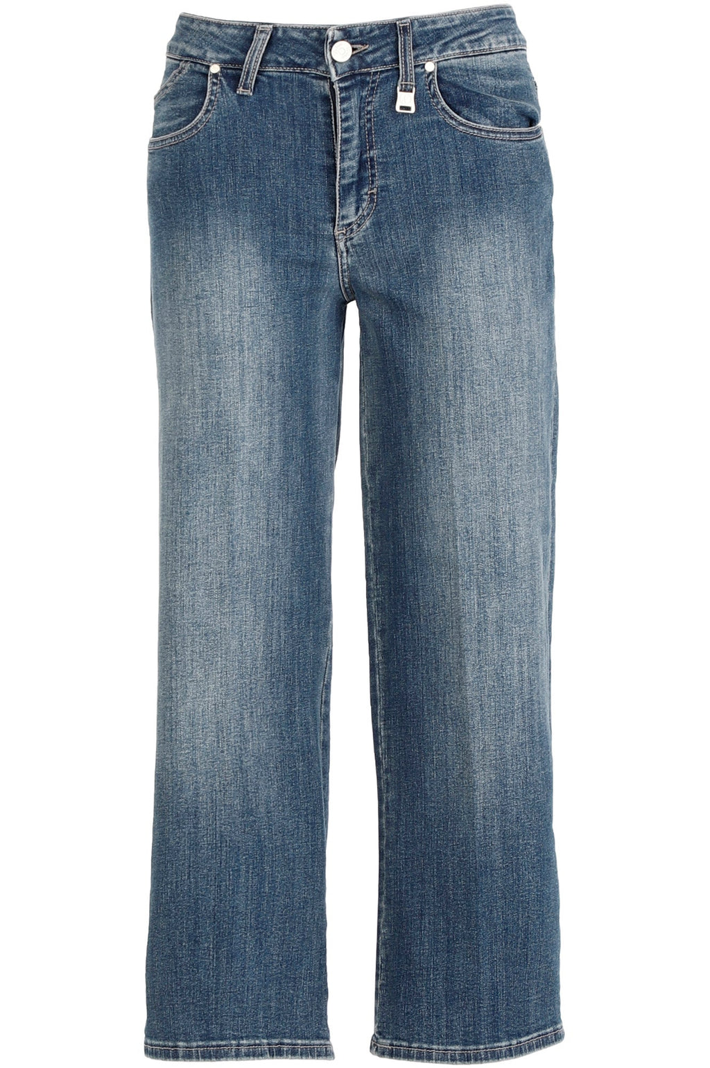 CafèNoir Pantalone Denim Culotte Greta C7JJ3150 B007 blu medio chiaro