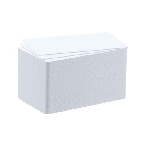100 CARTE PVC FINE (20MIL - 0,50 MM) PER BADGY [CBGC0020W]
