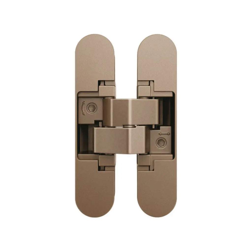 CERNIERA AN 170 3D PORTATA 60 KG BRONZO ANTICO