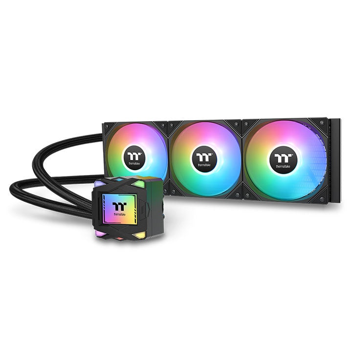 LA360 ARGB Sync/All-In-One Liquid Cooler System/120 ARGB Fan *3/PWM 600~2500RPM/MB Sync only/Black [CL-W459-PL12SW-A]