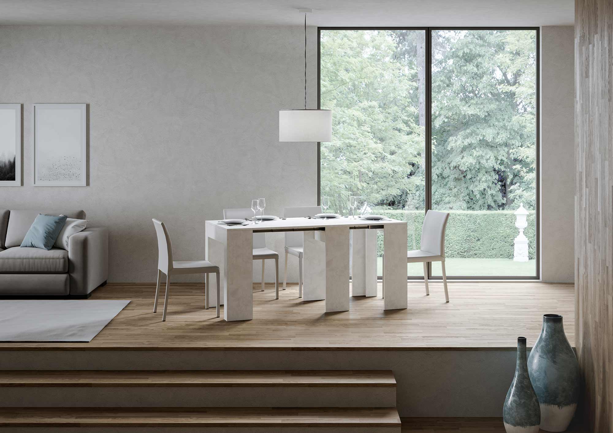 Consolle estensibile elegante 78x47/290 cm in vari colori