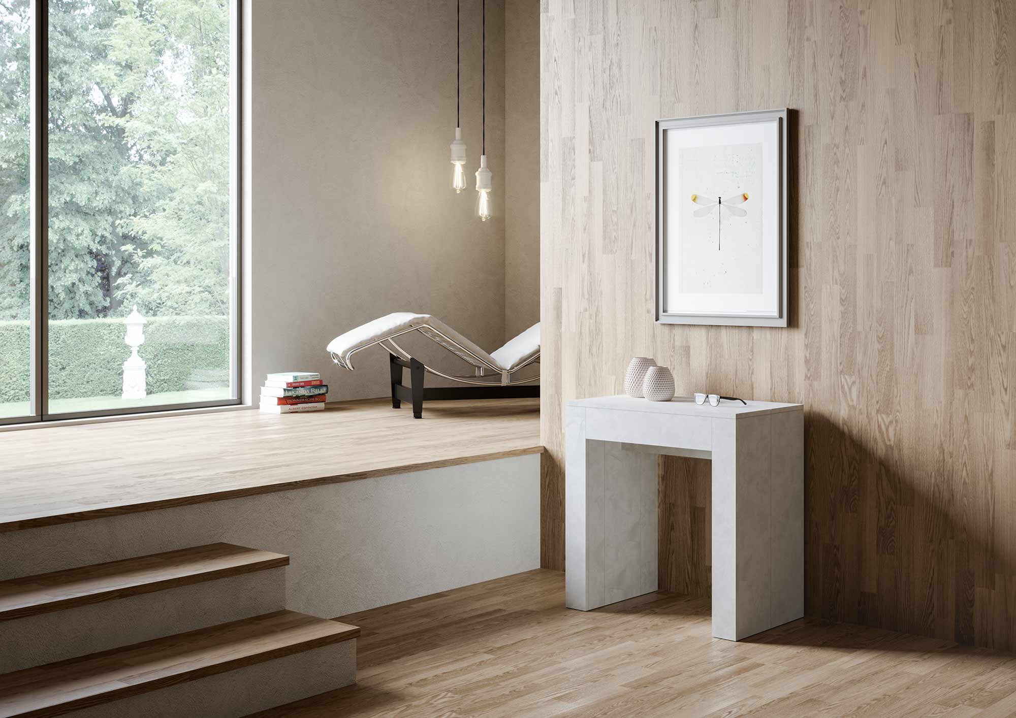 Consolle estensibile elegante 78x47/290 cm in vari colori
