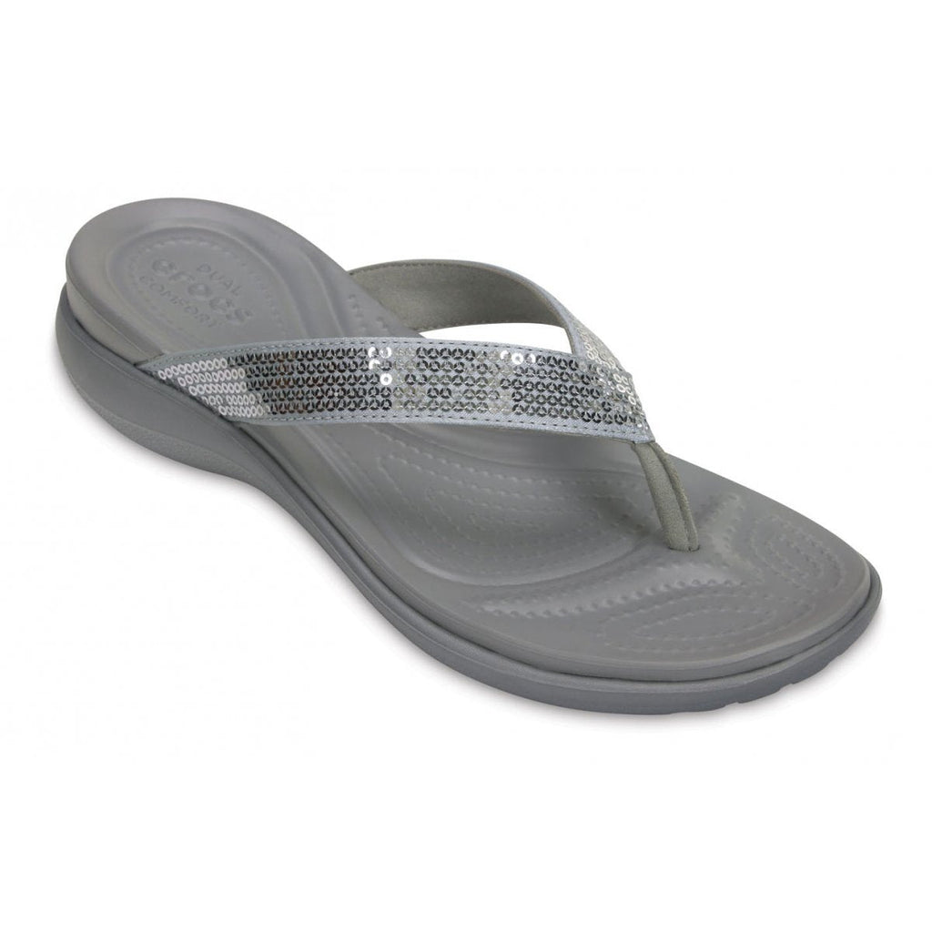 Crocs  Capri V Sequin W 204311 040 argento