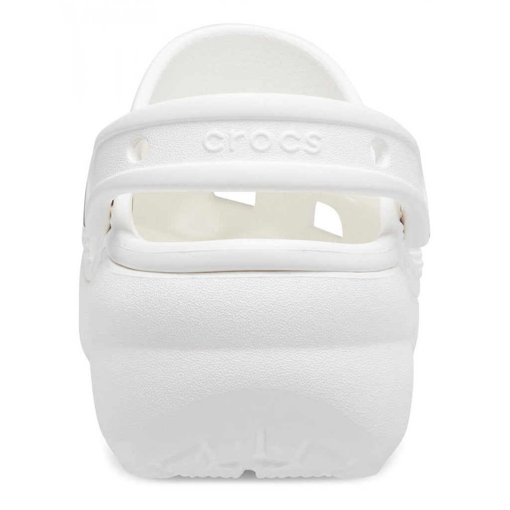 Crocs sandalo sabot Classic con zeppa Clog 206750 100 bianco