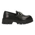 CafèNoir Scarpa Mocassino in pelle con morsetto da donna C1FM1011 N001 nero