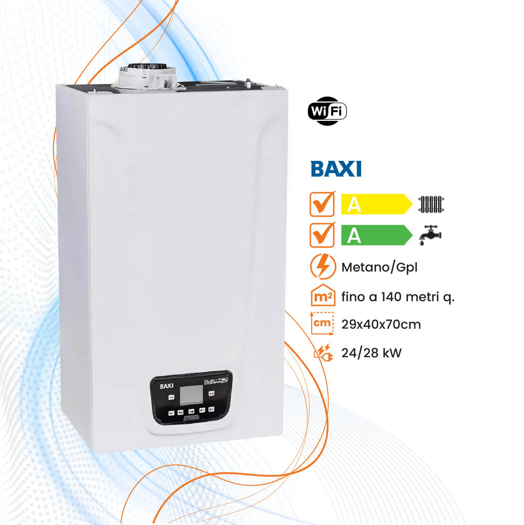 Caldaia Baxi Duo-Tec Compact E WiFi a Condensazione