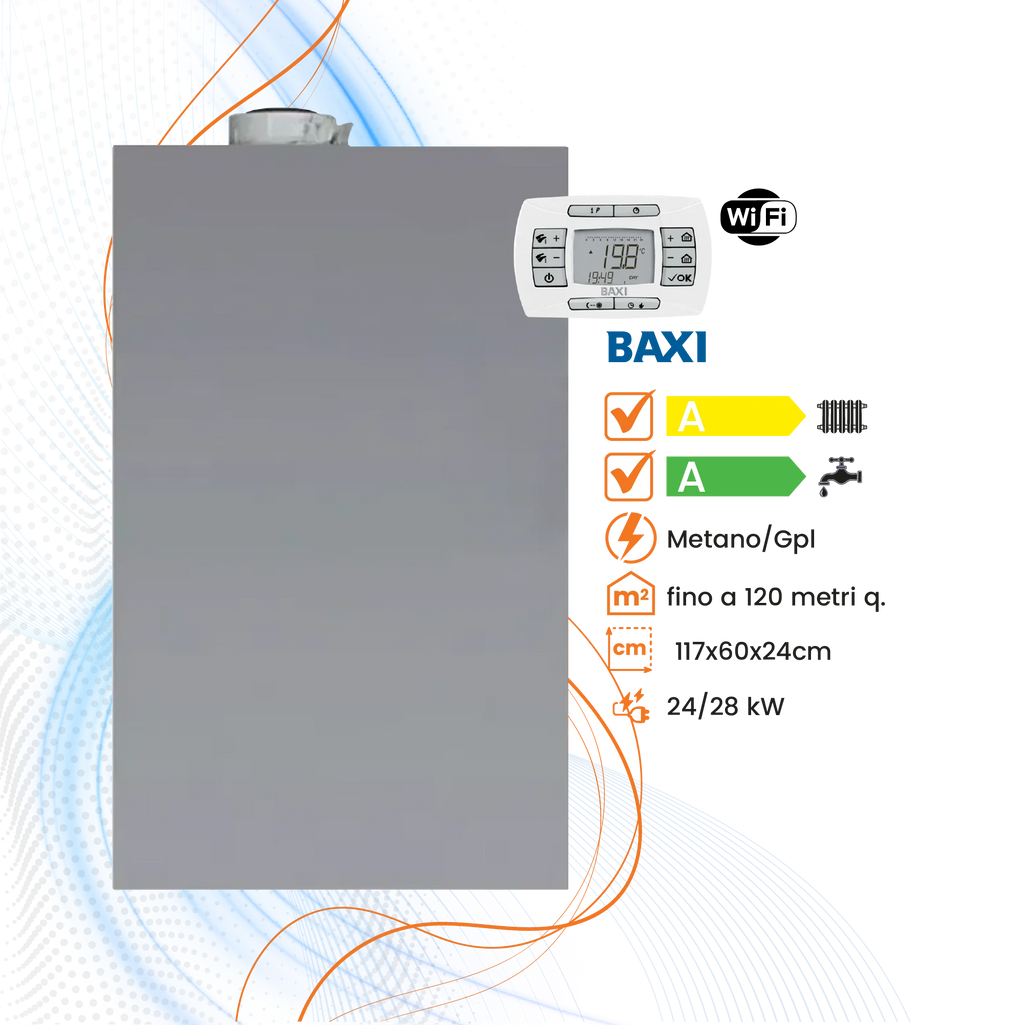 Caldaia Baxi Luna Air WiFi a Condensazione