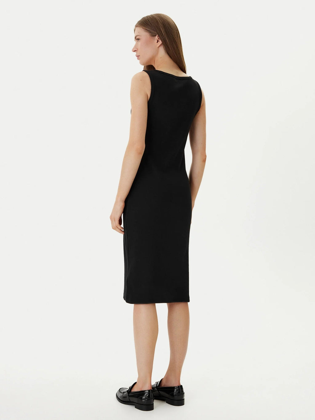 Calvin Klein Abito Donna Costine Logo LV047F257G UB1 Nero PE26