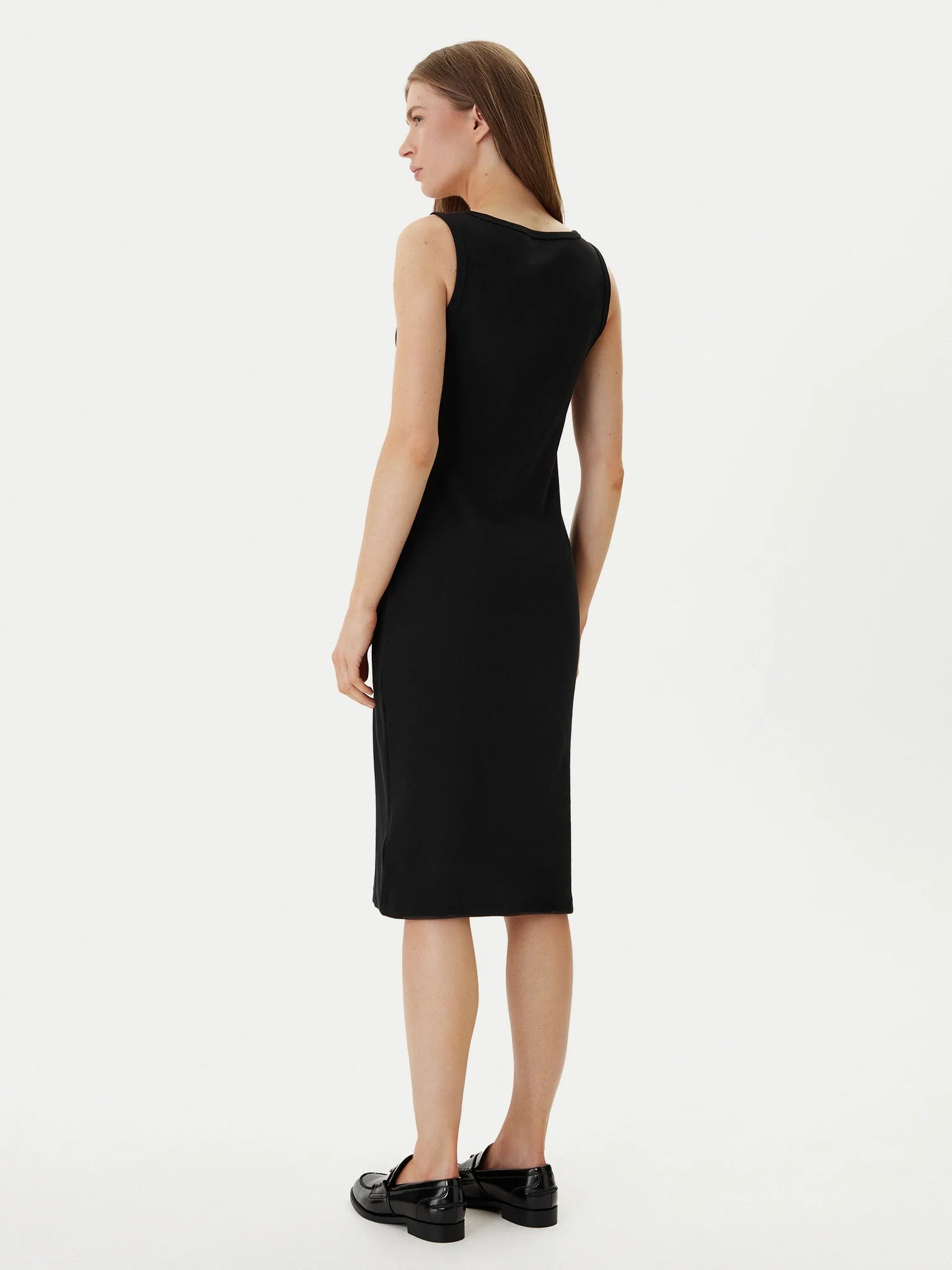 Calvin Klein Abito Donna Costine Logo LV047F257G UB1 Nero PE26