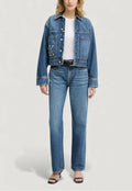Calvin Klein Giacca Donna LV047E906G Blue Cotton