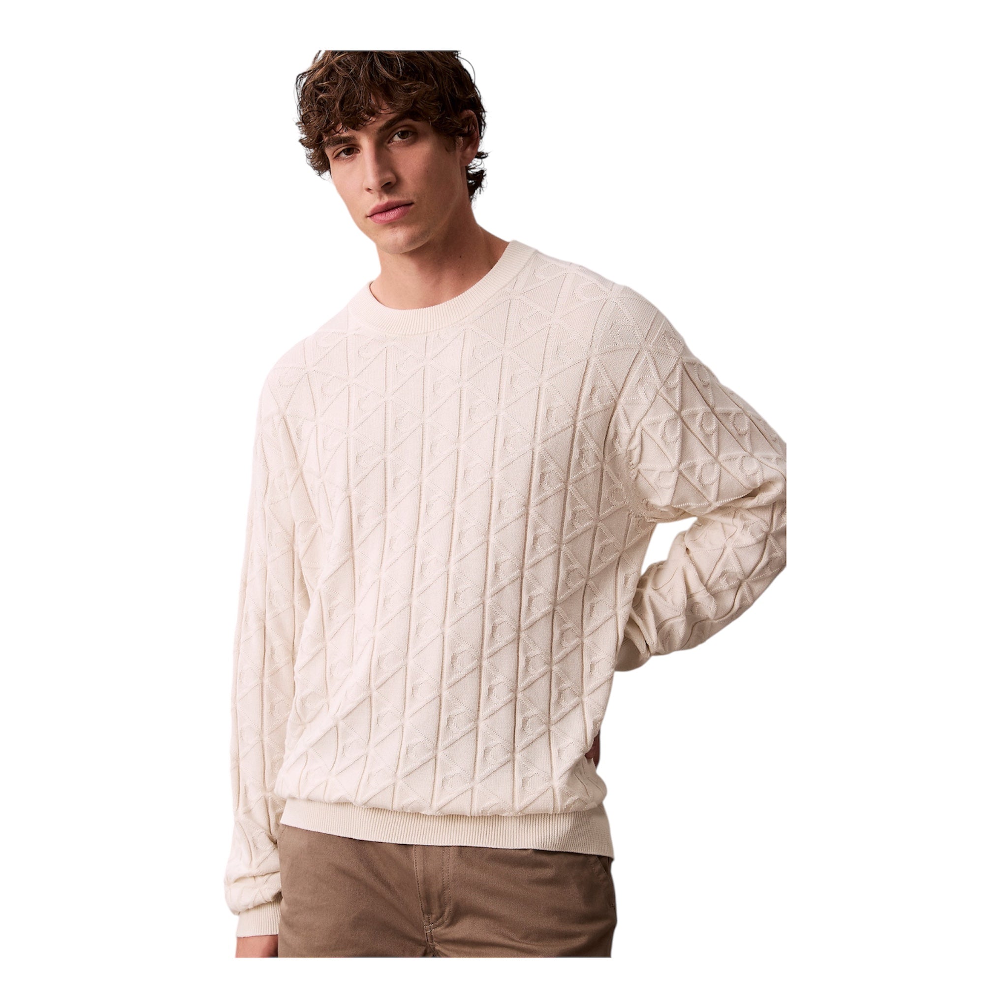 Calvin Klein Maglione LV04RE301G YAS Tofu