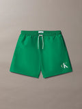 Calvin Klein Pantaloncini Bagno Junior Monogram KV0KV00056 Verde | 8-16 Anni