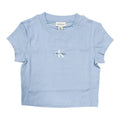 Calvin Klein T-Shirt Neonato Cotone Monologo LV047AB802 Blu
