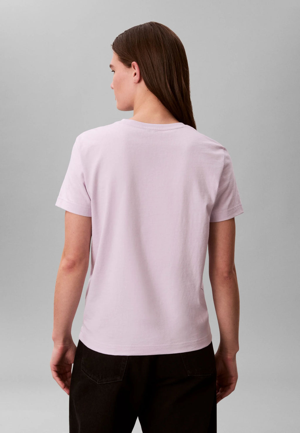 Calvin Klein T-shirt Donna Monogramma Manica Corta LV047B224G 3OQ Lilla