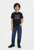 Calvin Klein T-Shirt Junior Stacked Logo LVCKSJA10B Nera | 8-16 Anni