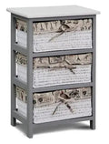 Cassettiera 3 cassetti 38x26x59h