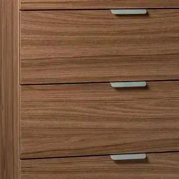 Cassettiera 5 Cassetti Tinta Noce - Dimensioni: cm 60 x 38 x 103 h