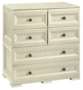 Cassettiera 6 cassetti 4+2 Tontarelli 79x43x85,5 Angora