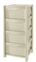 Cassettiera Arianna 4 cassetti Angora