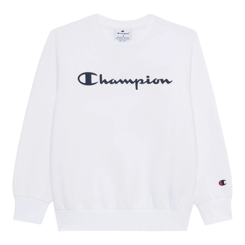 Champion Felpa Junior 307359 WW001 Bianco